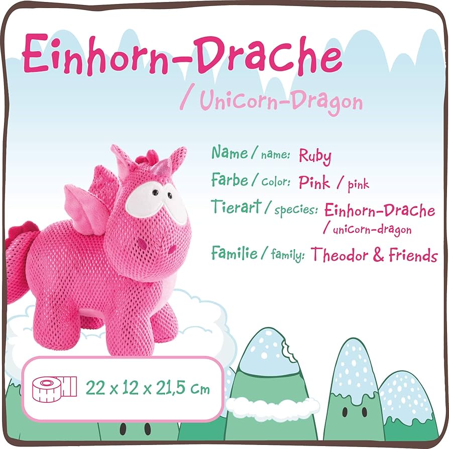 Amazon.co.jp: NICI(ニキ) ぬいぐるみ ユニ・ドラゴン